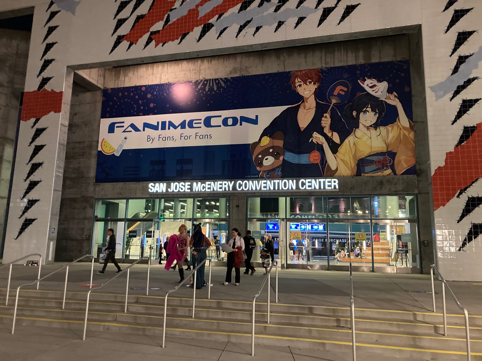 Outside of the convention