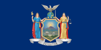 The New York flag
