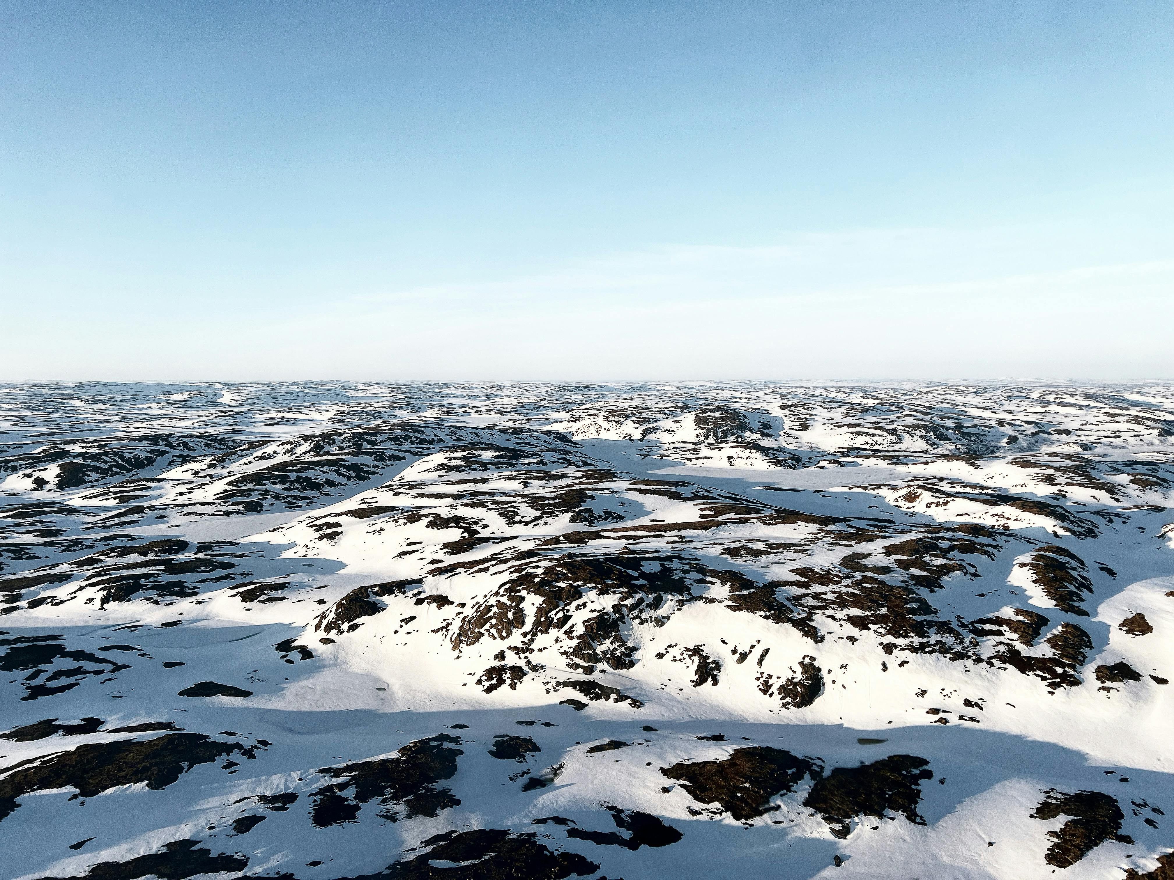 A snowy landscape