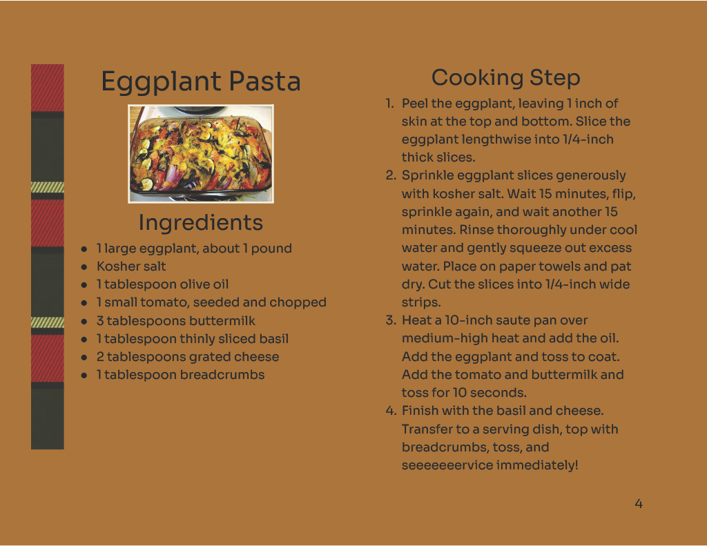 Eggplant Pasta Recipe