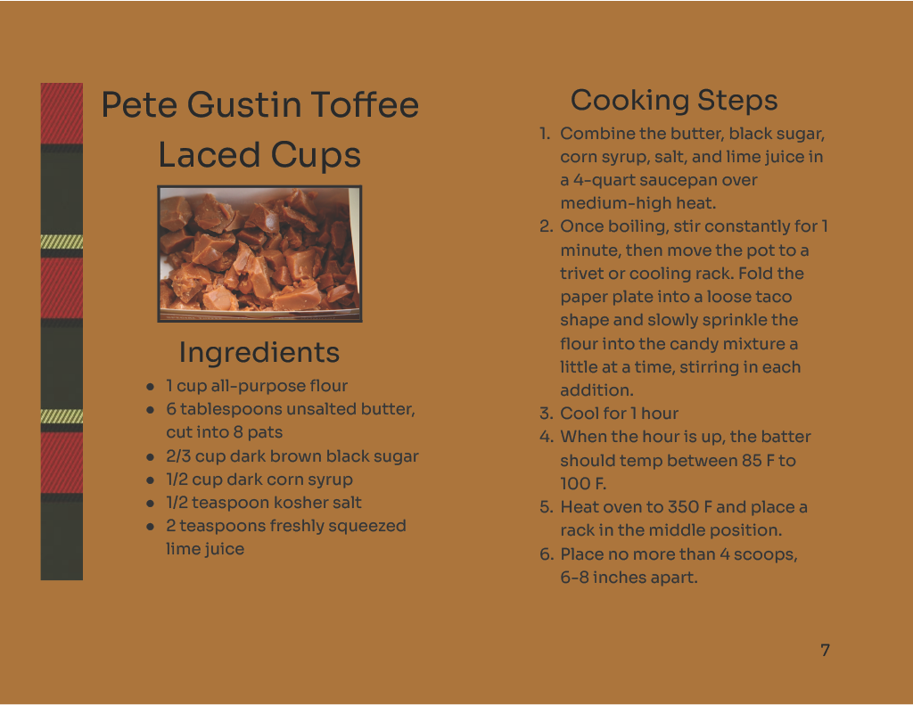 Pete Gustin Toffee Laced Cups Recipe