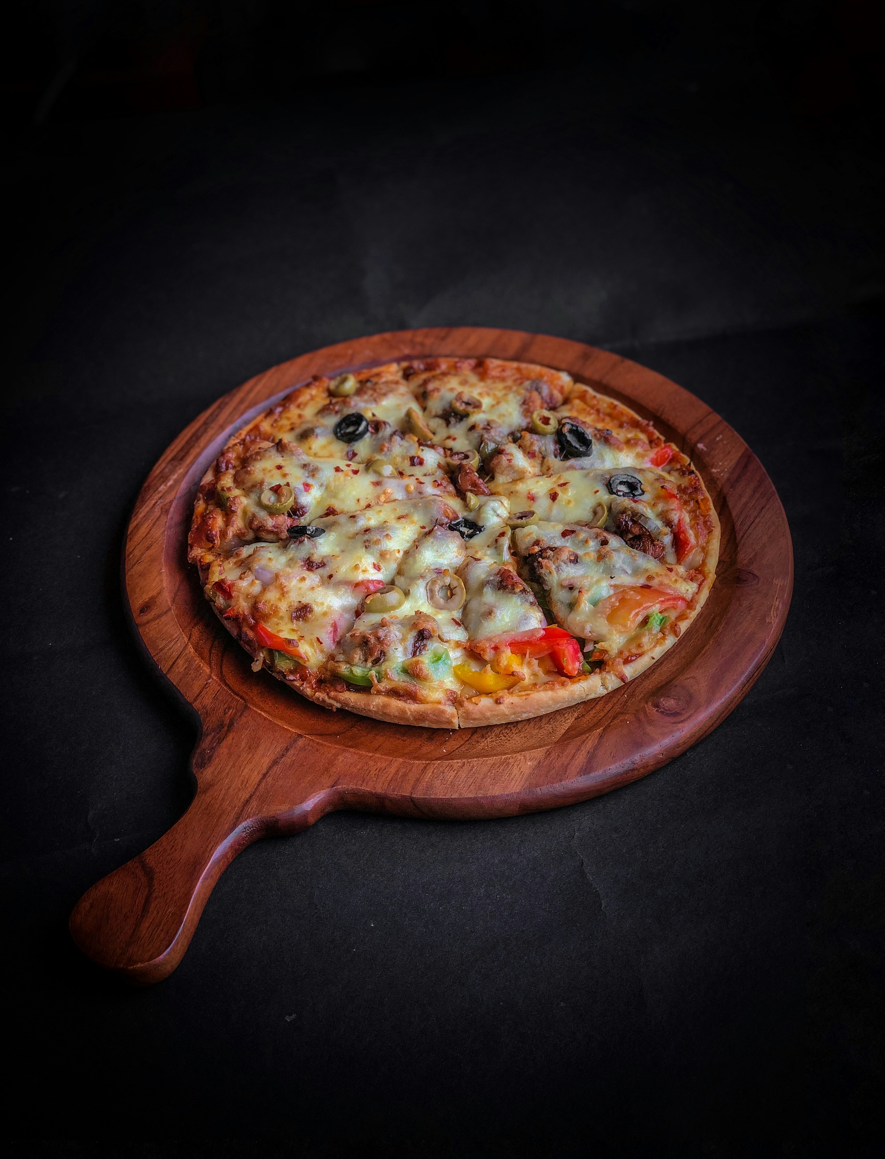 Picture of Veggie Pizza on a pan