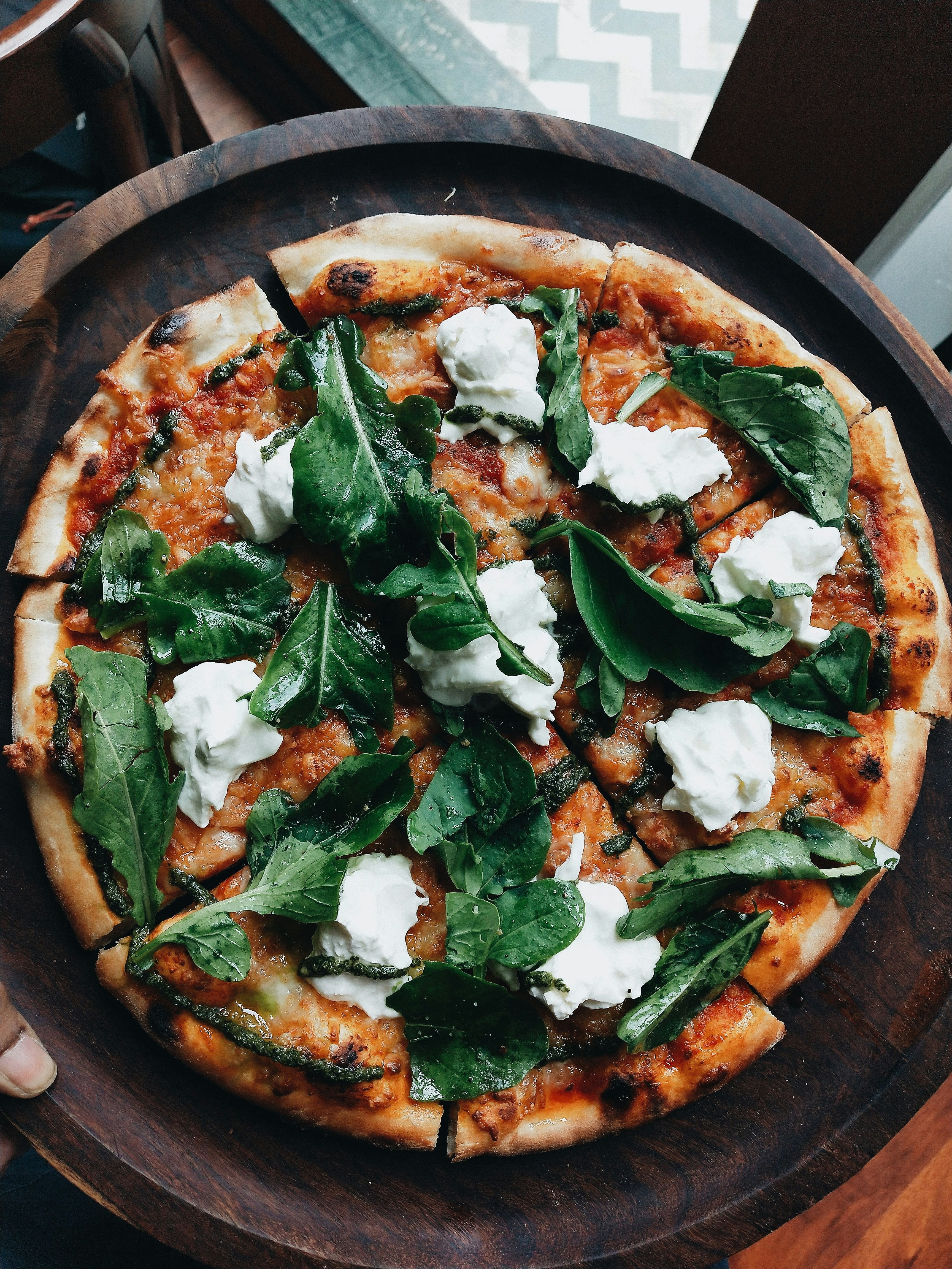 Picture of Margherita Pizza on a pan