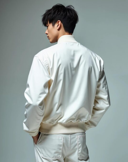 Structured White Bomber