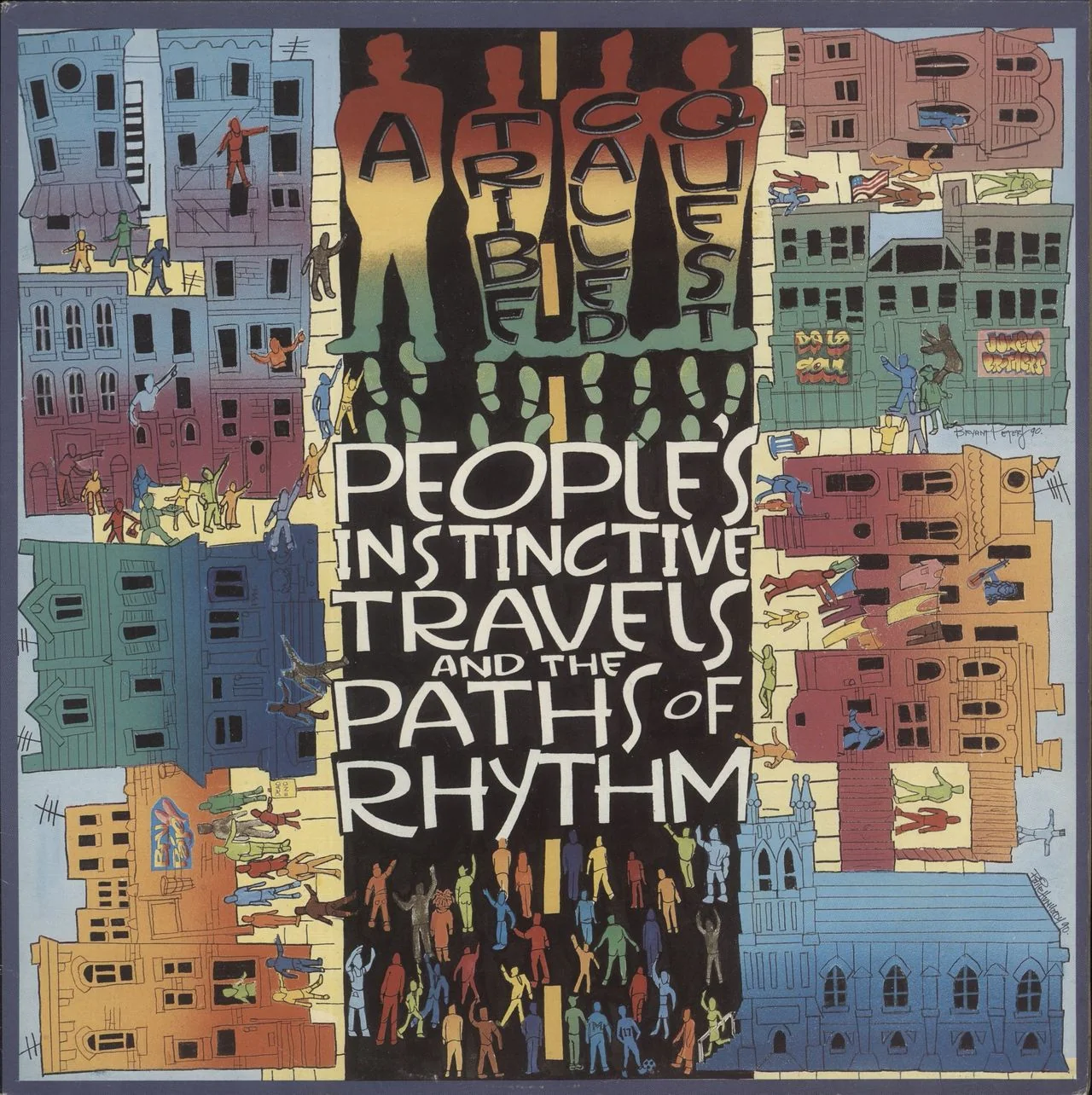 People's instinctive travels and the paths of rhythm