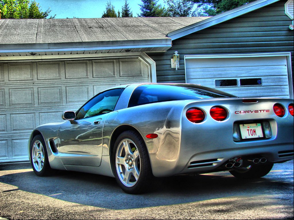png image of a corvette