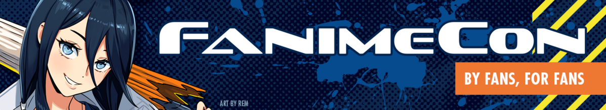 Photo of Fanime's banner seen on the main site