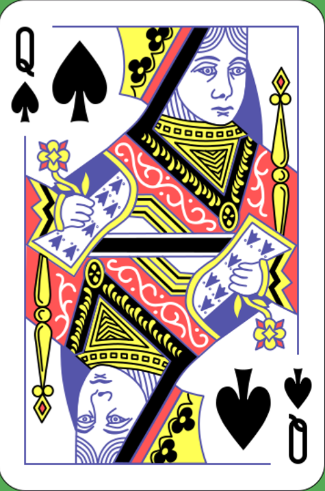 Queen of Spades; from Birthday Paradox project