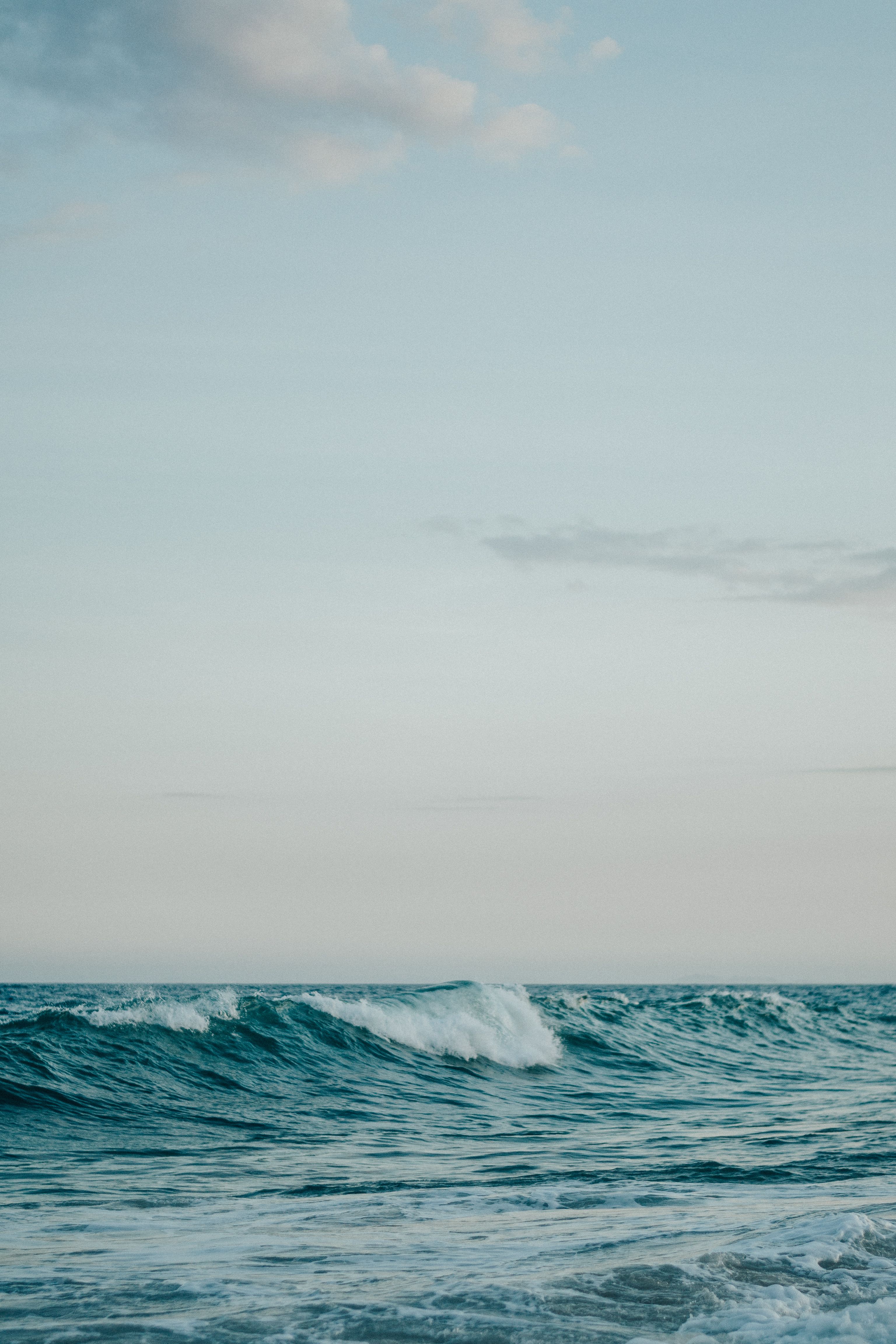 A picture of ocean waves
